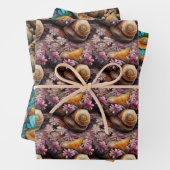 Schneckenhaus Geschenkpapier Set (Beispiel)