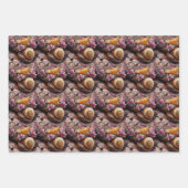 Schneckenhaus Geschenkpapier Set (Vorderseite)