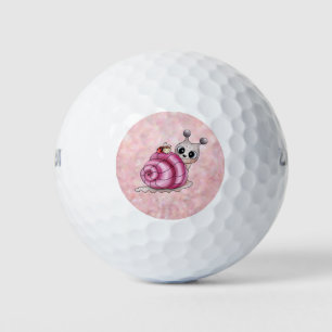 Schneckenhaus pink golfball