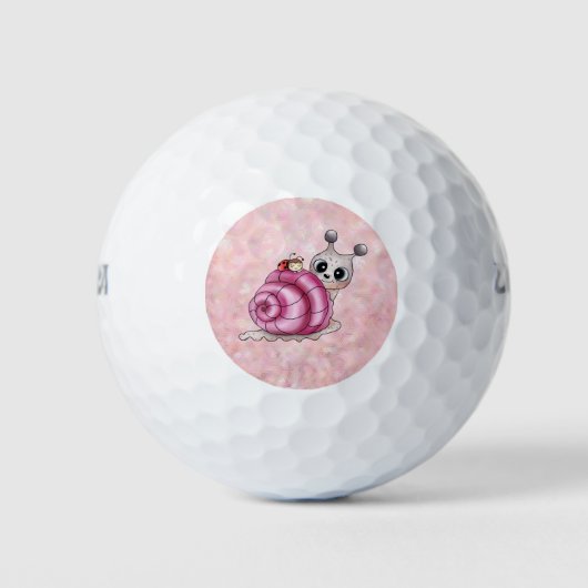 Schneckenhaus pink golfball (Vorderseite)