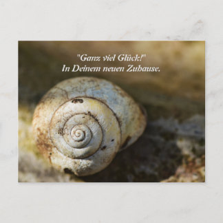 Schneckenhaus Postkarte