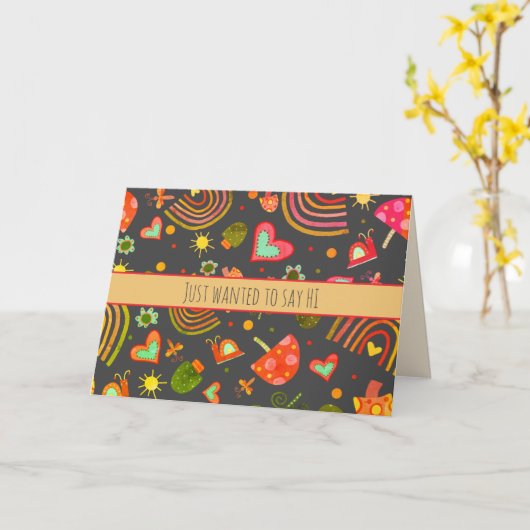 Schneckenmushrooms Rainbow Inspirivity Karte (Gelbe Blume)