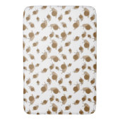 Schneckenmuster Badematte (Vorderseite Vertikal)