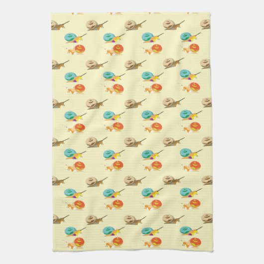 Schneckenmuster Handtuch (Vertikal)