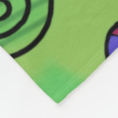 Schneckenpolabdeckung auf grünem Boden Fleecedecke (Ecke)