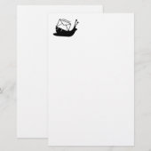 Schneckenpost Briefpapier (Vorne/Hinten)