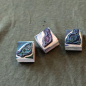 Schneckenpost Gummistempel