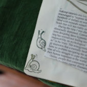 Schneckenpost Gummistempel