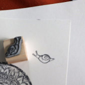 Schneckenpost Gummistempel