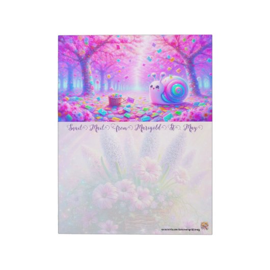 Schneckenpost Notizblock (Rotiert)