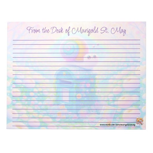 Schneckenpost Notizblock (Vorderseite)