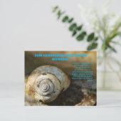Schneckenpost Postkarte (Stehend Vorderseite)