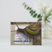 Schneckenpost Postkarte (Stehend Vorderseite)
