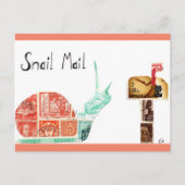 Schneckenpost Postkarte (Vorderseite)