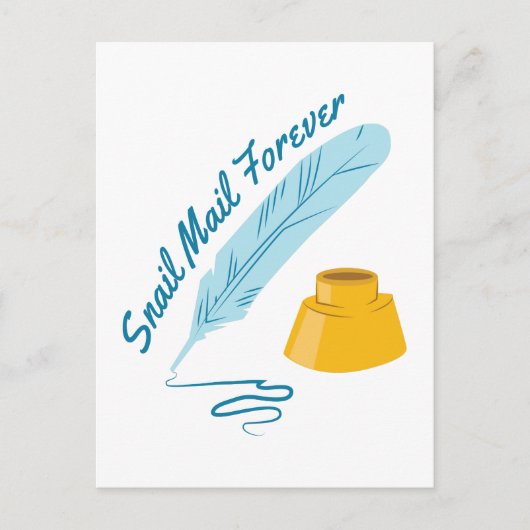 Schneckenpost Postkarte (Vorderseite)