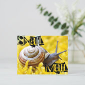 Schneckenpost Postkarte (Stehend Vorderseite)