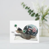 Schneckenpost Postkarte (Stehend Vorderseite)