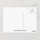 Schneckenpost Postkarte (Rückseite)