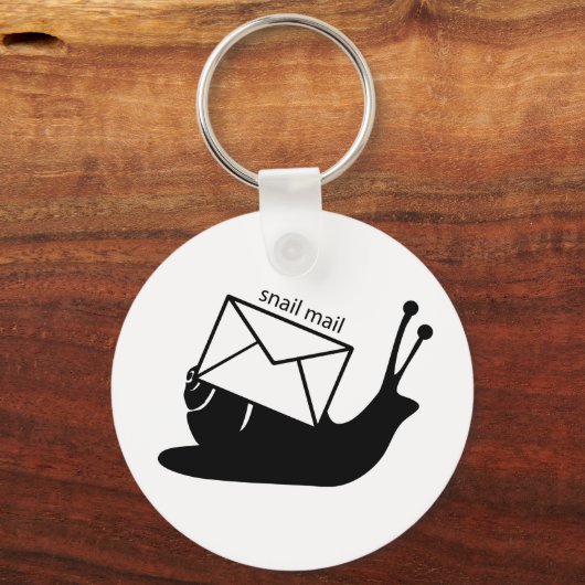 Schneckenpost Schlüsselanhänger (Vorderseite)