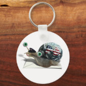 Schneckenpost Schlüsselanhänger (Vorderseite)