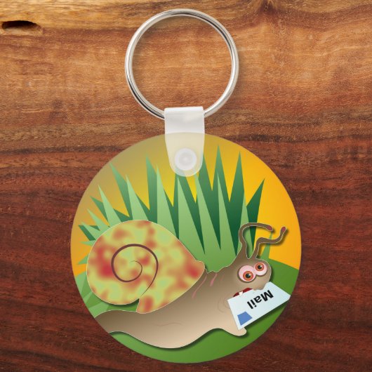 Schneckenpost Schlüsselanhänger (Vorderseite)