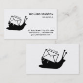 Schneckenpost Visitenkarte (Vorne/Hinten)