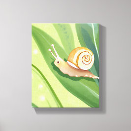 Schneckenpost | Wasserfarbenart Leinwanddruck