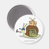 Schneckenpostmagnet Magnet (Vorderseite/Rückseite)