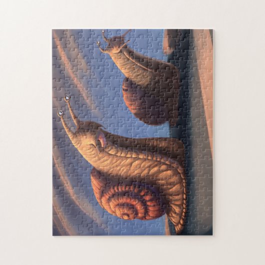 Schneckenrennen Puzzle (Vertikal)