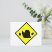Schneckenschild Postkarte (Stehend Vorderseite)