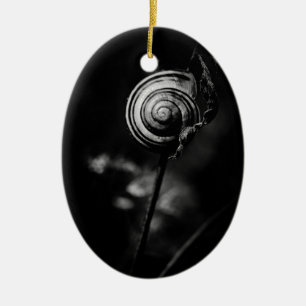 Schneckenschwanz Keramik Ornament