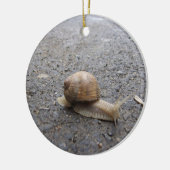 Schneckenwanderung Keramikornament (Links)