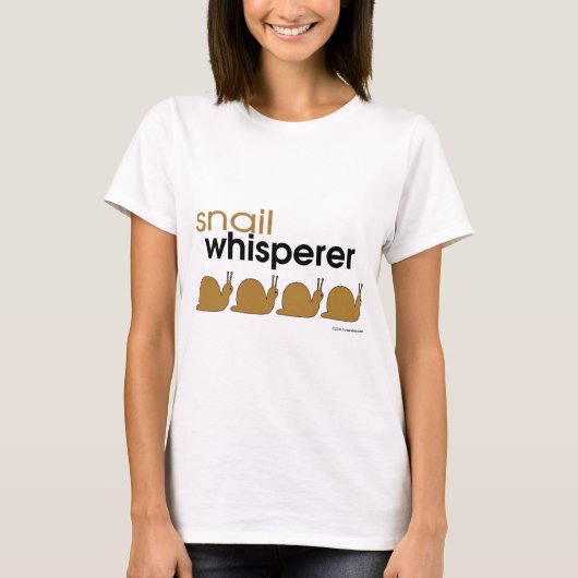 SchneckeWhisperer T-Shirt (Vorderseite)
