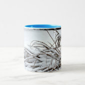 Schnee 2 zweifarbige tasse (Mittel)