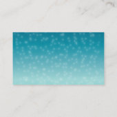 Schnee-Abbau beruflich Visitenkarte (Rückseite)