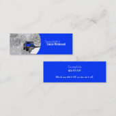 Schnee-Abbau-Farbe veränderbar Mini Visitenkarte (Vorne/Hinten)