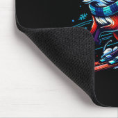 Schnee-Abenteuer-Fuchs-Ski-Spaß Mousepad (Ecke)