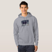 Schnee abgewischte Elch-Malerei Hoodie (Vorne ganz)