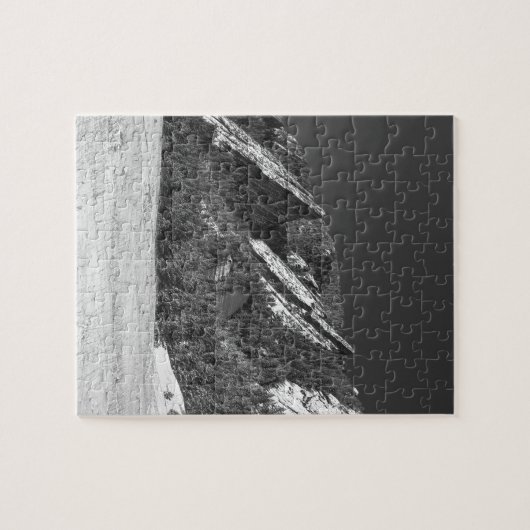 Schnee abgewischtes Flatirons Boulder Co Panorama Puzzle (Horizontal)