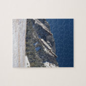 Schnee abgewischtes Flatirons Boulder Colorado Puzzle (Horizontal)