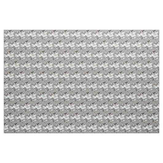Schnee-Abstrakt Stoff (Yard (91,4 cm))