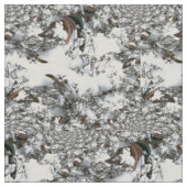 Schnee-Abstrakt Stoff (Nahaufnahme)