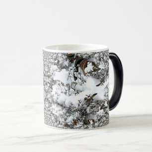 Schnee-Abstrakt Verwandlungstasse