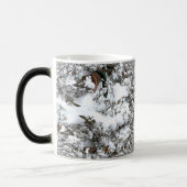 Schnee-Abstrakt Verwandlungstasse (Links)