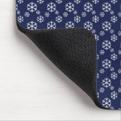 Schnee am Heiligabend Mousepad (Ecke)