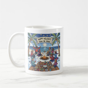 Schnee am Meer Kaffeetasse