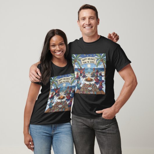 Schnee am Meer T-Shirt (Unisex)