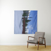 Schnee am Simpson River Trailhead Kootenay River Wandteppich (Beispiel (Horizontal))