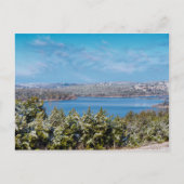 Schnee am Tafelrocksee Postkarte (Vorderseite)