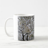 Schnee auf Blüten Kaffeetasse (Links)